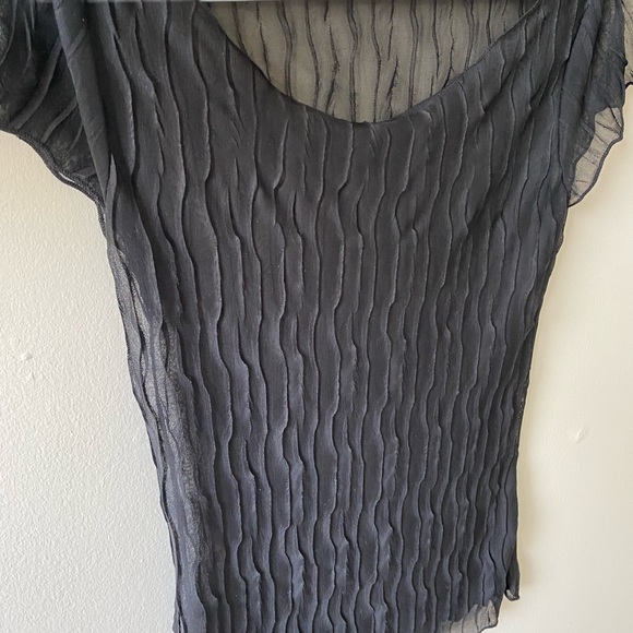 Sheer black top - Picture 3 of 4